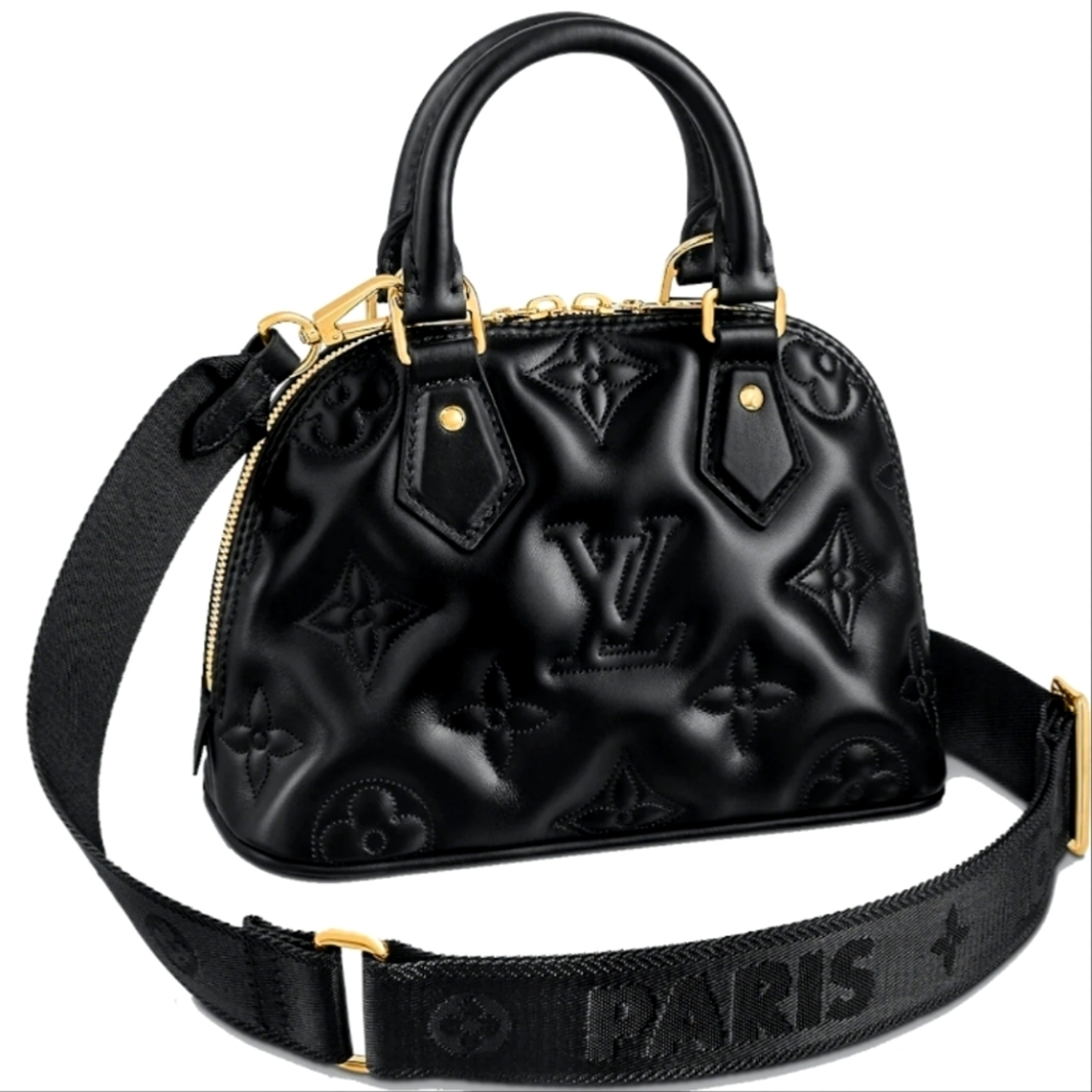 ❌SOLD❌ Louis Vuitton Alma BB Bubblegram Black Leather, Brand New